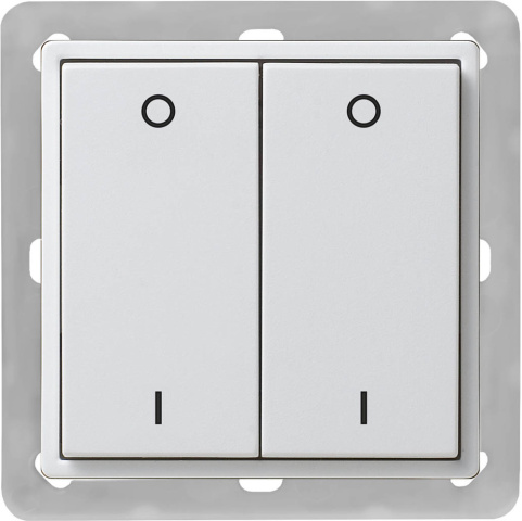 Interruttore Thermokon 4 canali luce 55x55 reinws lucido radio interruttore 4 canali luce NUOVO