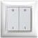 Interruttore Thermokon 4 canali luce 55x55 reinws lucido radio interruttore 4 canali luce NUOVO