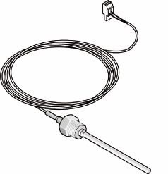 Buderus flue gas temperature sensor FG for digital display, for Logamatic control system 5991368 NEW