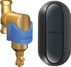 Buderus Logafix separador de magnetita/lodos 3/4" con TI y aislante, caudal máximo 1,3 cbm/h 7738319547 NUEVO