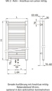 Arbonia Badheizkörper Bagnolino 1172 x 600 MA RAL...