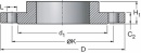 Draadflens EN1092-1 Type13 PN16, DN80 gegalvaniseerd...