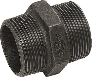 Nipplo doppio Sanha TG, No.280 nero, AG 1 1/4 80681022 NUOVO