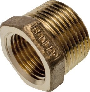 Réducteur Sanha CuSi, No.3241, 1/2 "x3/8 I/A avec polygone, sans plomb 83879288 NOUVEAU