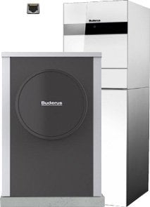 Buderus Logatherm WLW196i.2-4 ARTP120WS+ A-7/W35: max.5kW, Hydtower silent+, weiß 7739618634 NEU