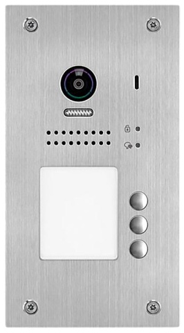 Indexa Video door phone VT200 UP 3x bell button, stainless steel Dimensions WxHxD: 120x220x2mm NEW