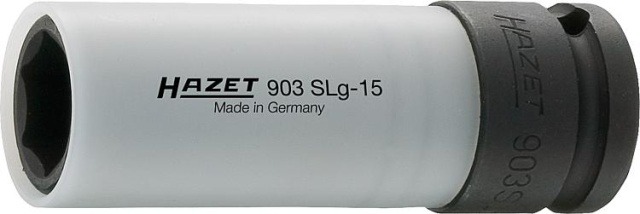 Hazet Kraftschraubereinsatz 1/2"", 6-kant, SW 22, L: 85mm mit Schonhülse NEU