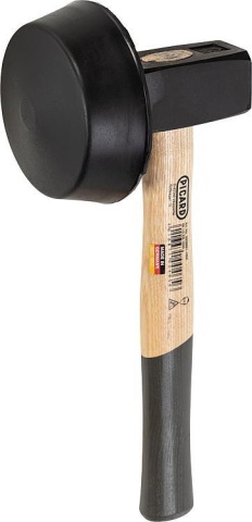 PICARD Plattenlegerhammer 2400g, D: 110m, mit rundum Gummieinsatz, Eschenstiel NEU