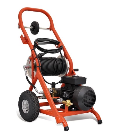 RIDGID Limpiatubos de alta presión KJ-1590 II con 20m de manguera 80 bar, incl. 2 boquillas NUEVO