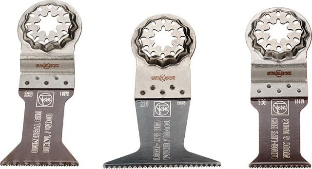 Fein plunge cut saw blade set 3 piezas E-Cut Combo Starlock madera y metal NUEVO