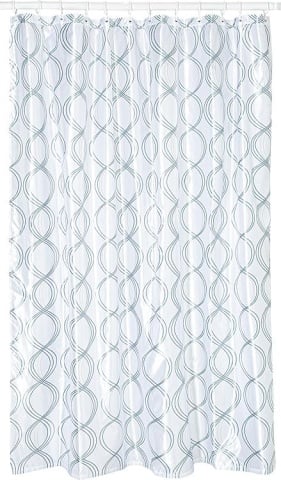 Evenes Shower Curtain Classy white WxH 1800x2000mm NEW