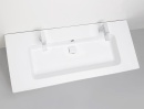 Evenes vanity unit + ceramic washbasin series ELA body black smt front concrete dark, 1210x420x510mm NEW