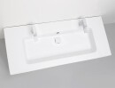 Monoblocco Evenes + lavabo in ceramica serie ELA corpo bianco smt fronte decoro grigio robinia, 1210x420x510mm NUOVO