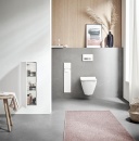 emco modulo WC asis pure a scomparsa, arresto a destra 730 mm bianco alpino NUOVO