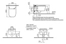 Inodoro con ducha Vitra V-Care 1.1 Basic blanco, WC suspendido sin borde + asiento de WC NUEVO