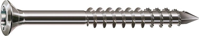 Tornillo de cabeza plana SPAX acero inoxidable A2 rosca parcial T-Star Plus ø4,0x60mm, PU 100 piezas NUEVO