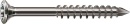 SPAX pan-head screw stainless steel A2 partial thread...