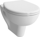 Wandtoilet VitrA S20 wit, randloos, ronde vorm BxHxD:...