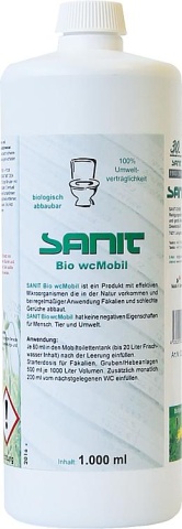 SANIT-CHEMIE SANIT BIO wcMobil 1.000ml bottle NEW