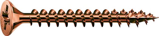 SPAX countersunk screw burnished C1A full thread, cross recess Ø4.0x50mm, PU 500 pieces NEW