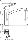 hansgrohe Spültischmischer 160 Logis M31 für...