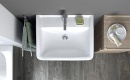 GEBERIT lavabo Renova Plan blanco AxP: 550x195x440mm NUEVO