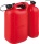 Hünersdorff dubbele kunststof jerrycan standaard, 5,5+3l, rood 835000 825000 NIEUW