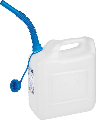 Hünersdorff Wasserkanister Eco Natur 12 Liter + Auslaufrohr 160x290x332mm NEU