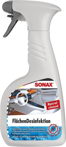 SONAX Surface disinfection 500ml hand sprayer NEW