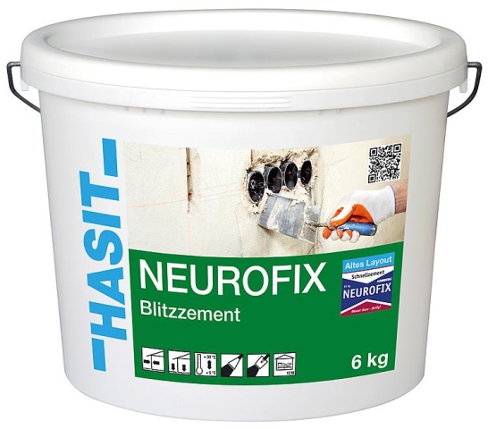 HASIT cemento de fraguado rápido NEUROFIX cubo de 6 kg NUEVO