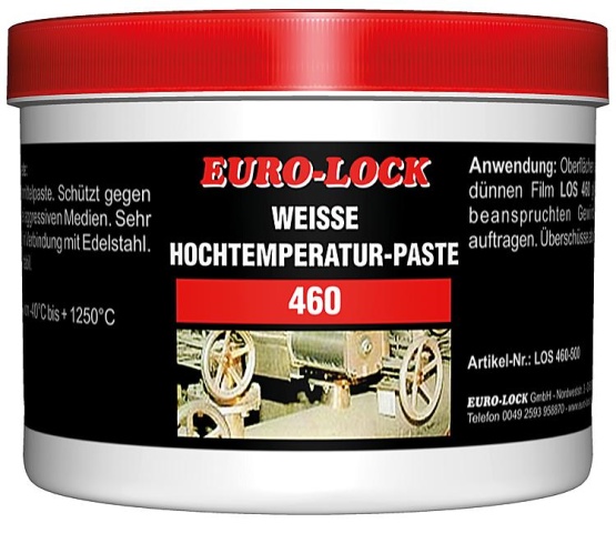 EURO-LOCK Weiße Hochtemperaturpaste LOS 460 500g Dose NEU