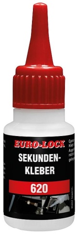 EURO-LOCK Sekundenkleber E 620 für poröse und saugende Materialien, 20g Dosierflasche NEU