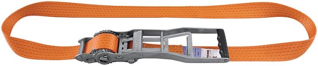 Dolezych Verzurrgurt, einteilig DIN EN12195-2, Langhebel Orange, Gurt 50mm, Länge 15m NEU