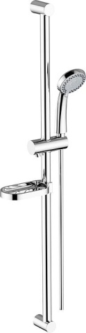 Ensemble de douche Evenes Optima + douchette porte-savon + flexible de douche barre de douche 600mm NOUVEAU