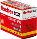 Fischer SX 6x30 S/10 set di tasselli con vite VPE 50 NUOVO