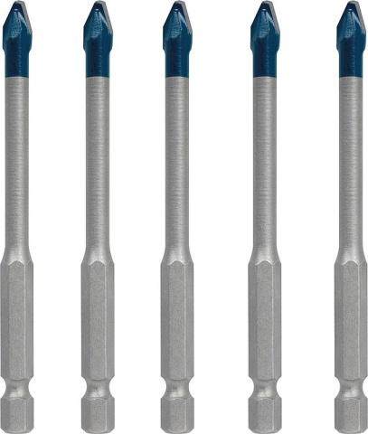 Bosch Tegelboorset 5-delig Hardkeramisch Ø 6 mm, Lengte 90mm met 1/4"" Inbus NIEUW