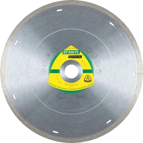 Klingspor Diamanttrennscheibe 230x22,23mm geschl. Rand mit Laserschlitzen NEU