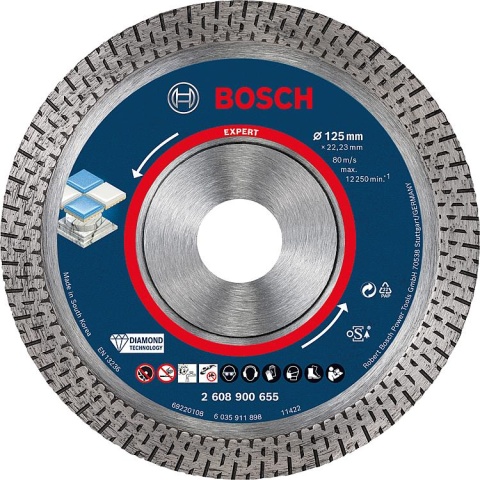 Tarcza diamentowa Bosch Expert HardCeramic Ø 125x22,23x1,4mm NOWOSC