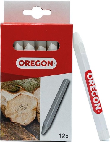 Kreda oznaczeniowa OREGON biała, długość 120mm, D: 12mm PU 12 sztuk NOWOŚĆ