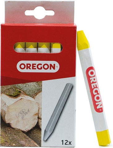 OREGON Signierkreide gelb, Länge 120mm, D: 12mm VPE 12 Stück NEU