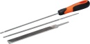 Bahco Chainsaw File Set 168-COMBI-4.0, 200mm long D:...