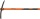 Bahco Pickaxe PAGS-2.0-900FG 900mm long, 3000g 2-kg hardened steel head NEW