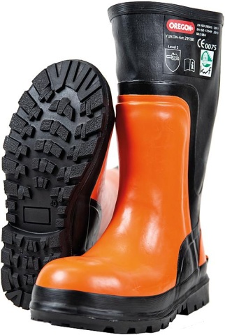 OREGON cut protection rubber boots with steel toe cap size 39 NEW