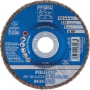 PFERD Disco lamellare Ø 125 x 22,23mm K80 per acciaio inossidabile NUOVO