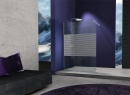 Evenes Walk-In glass shower screen, Simeri wall...