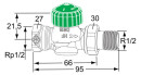 IMI Hydronic Heimeier cuerpo de la válvula...