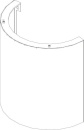 Spartherm frontpaneel top staalgrijs Columna everp....