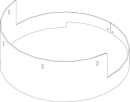 Spartherm sokkelhoes staal grijs Columna everp....