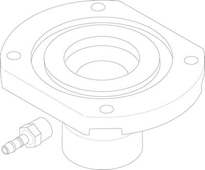 Buderus Flansch VR4XX 1" 8738804972 NEU