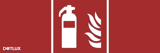 Dotlux Pictogramme de protection incendie Détecteur dincendie pour EXITmulti NOUVEAU